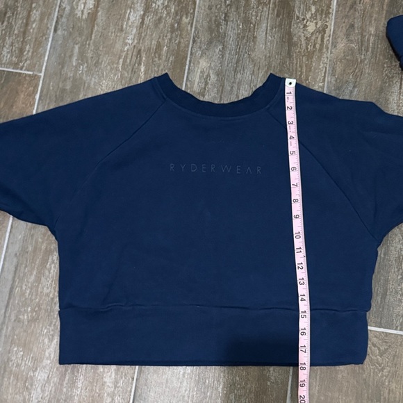 Ryderwear Deep Blue crop sweatshirt - Picture 8 of 10